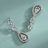 Teardrop Earrings S925 Sterling Silver Ladies