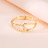 European & US Hollow Symmetry Bracelet Women's Metal Bracelet