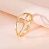 European & US Hollow Symmetry Bracelet Women's Metal Bracelet