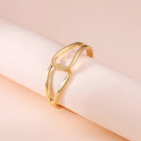 European & US Hollow Symmetry Bracelet Women's Metal Bracelet