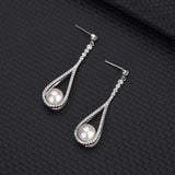 S925 Sterling Silver Freshwater Pearl Baroque Earrings