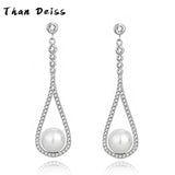 S925 Sterling Silver Freshwater Pearl Baroque Earrings
