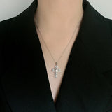 Europe & US Hip-Hop Pendant S925 Sterling Silver Necklace