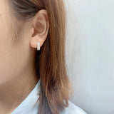 S925 Sterling Silver Micro-Set Earrings for Girlfriend