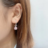 Europe & US Personality Fun 7 Star Ladybug S925 Silver Earrings Female