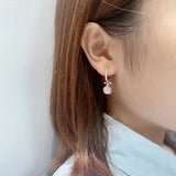 Europe & US Personality Fun 7 Star Ladybug S925 Silver Earrings Female