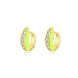 Europe Crystal Multicolor Earrings Women High Famous Jewelry Party