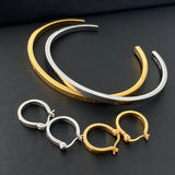 Europe Silver Charm Bracelet & Earring Set
