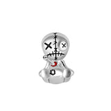 925 Silver Charms Skeleton Clown Bead Bracelet Pendant DIY Jewelry Gift