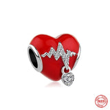 925 Silver Love Baby Bottle Bag Pendant for Bracelet DIY Jewelry Gift