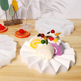 European Style Wave Drain Tray Epoxy Resin Mold Kitchen Snack Fruit Cake Display