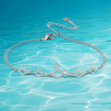 European Mickey Bracelet 925 Silver Bangles Wedding Jewelry