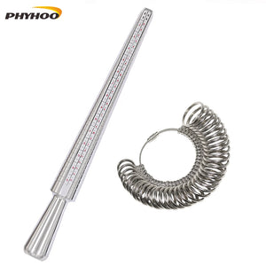 Europe Ring Sizer Mandrel and Gauge Set