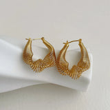 Europe US Metal Irregular Earrings Punk Retro Earring Ms Girl Jewelry