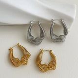 Europe US Metal Irregular Earrings Punk Retro Earring Ms Girl Jewelry