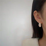 Baroque Pearl Earrings Wedding Accessories