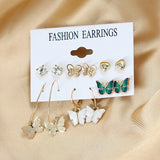 Europe & America Pearl Earring Set for Women, Party & Banquet Jewelry Gift