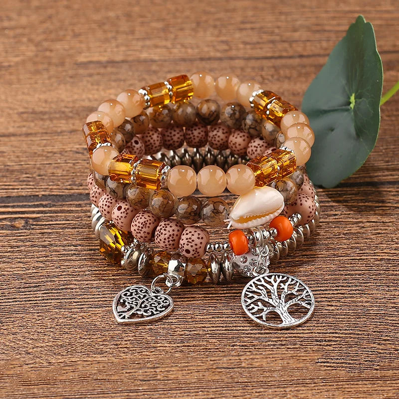 Bohemian Multi-Layer Beaded Bracelet Women's Jewelry