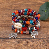 Bohemian Multi-Layer Beaded Bracelet Women's Jewelry