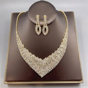 Europe & America Women Jewelry Set Bridal Wedding Accessories