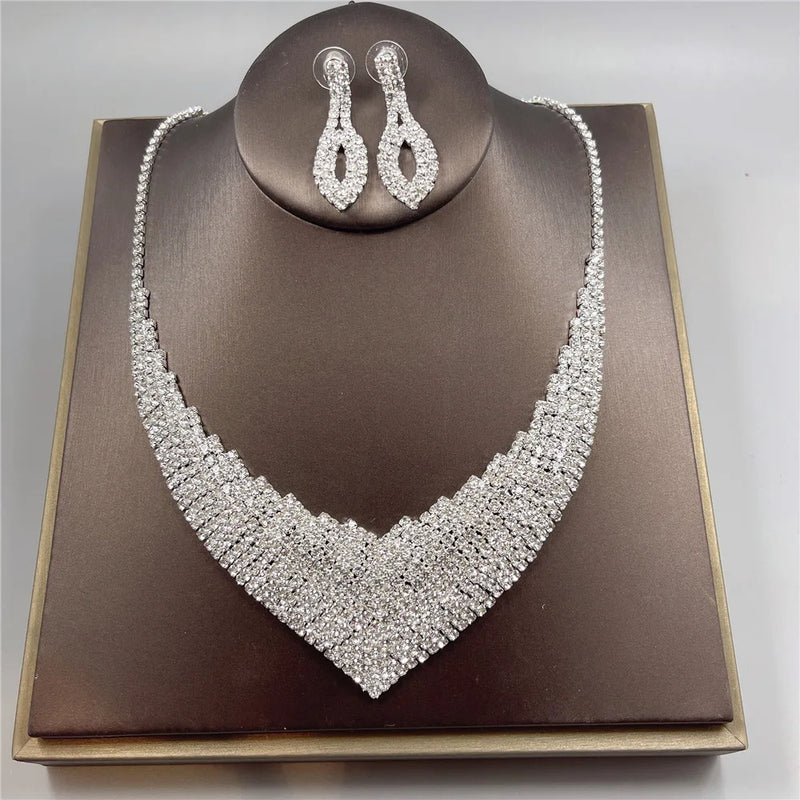 Europe & America Women Jewelry Set Bridal Wedding Accessories