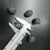 Hot Retro Rhinestone Black Square Beads Necklace