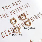 Metal Love Circular Inlaid Pearls DIY Jewelry Accessories
