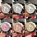 Europe and US Stainless Steel Men's Women's Set Quartz Watches