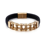 Europe & US Men's Bike Chain Titanium Steel Bracelet