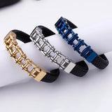 Europe & US Men's Bike Chain Titanium Steel Bracelet