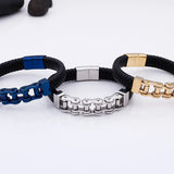 Europe & US Men's Bike Chain Titanium Steel Bracelet