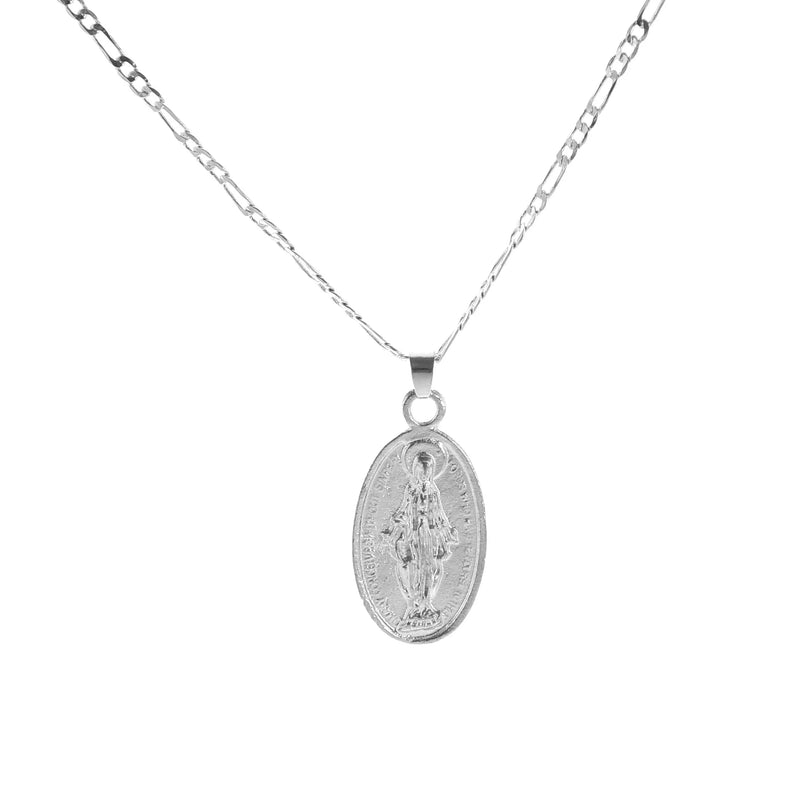 Virgin Mary Pendant Necklace Halloween Religious Accessories