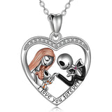 Heart-Shaped Love Pendant for Halloween Costume, US & Europe Inspired Jewelry