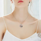 Heart-Shaped Love Pendant for Halloween Costume, US & Europe Inspired Jewelry