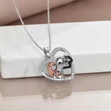 Heart-Shaped Love Pendant for Halloween Costume, US & Europe Inspired Jewelry