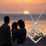 Heart-Shaped Love Pendant for Halloween Costume, US & Europe Inspired Jewelry