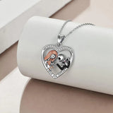 Heart-Shaped Love Pendant for Halloween Costume, US & Europe Inspired Jewelry