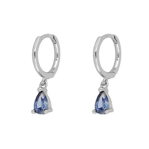 Sterling Silver Music Symbol Earrings with Diamonds