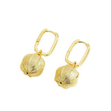 Zircon Pearl Sweet Round Earrings Bridal Wedding Dress