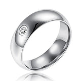 Titanium Steel Ring GJ454 Europe and US Contracted Set Auger Couple