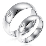 Titanium Steel Ring GJ454 Europe and US Contracted Set Auger Couple
