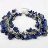 Bohemian Natural Stone Bracelet: Crystal Tiger Eye Explosion