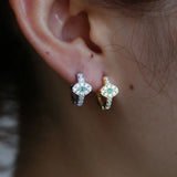 925 Silver Evil Eye Earring for Women