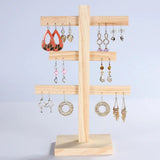European 4-Layer Wood Earring Organizer Holders