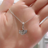 925 Silver Ginkgo Biloba Leaf Bead Pendant for DIY Charm Bracelet