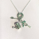 925 Silver Wateringcans & Shovels Bead Penda for DIY Charm Bracelet Necklace
