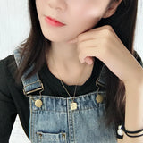 925 Silver Square Rose Pendant Necklace Gift for Girlfriend