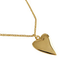 925 Silver Heart Pendant Necklace Fine Jewelry Gift for Girlfriend