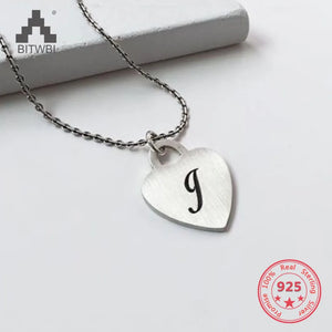 925 Sterling Silver Heart Pendant Necklace Fine Jewelry Gift