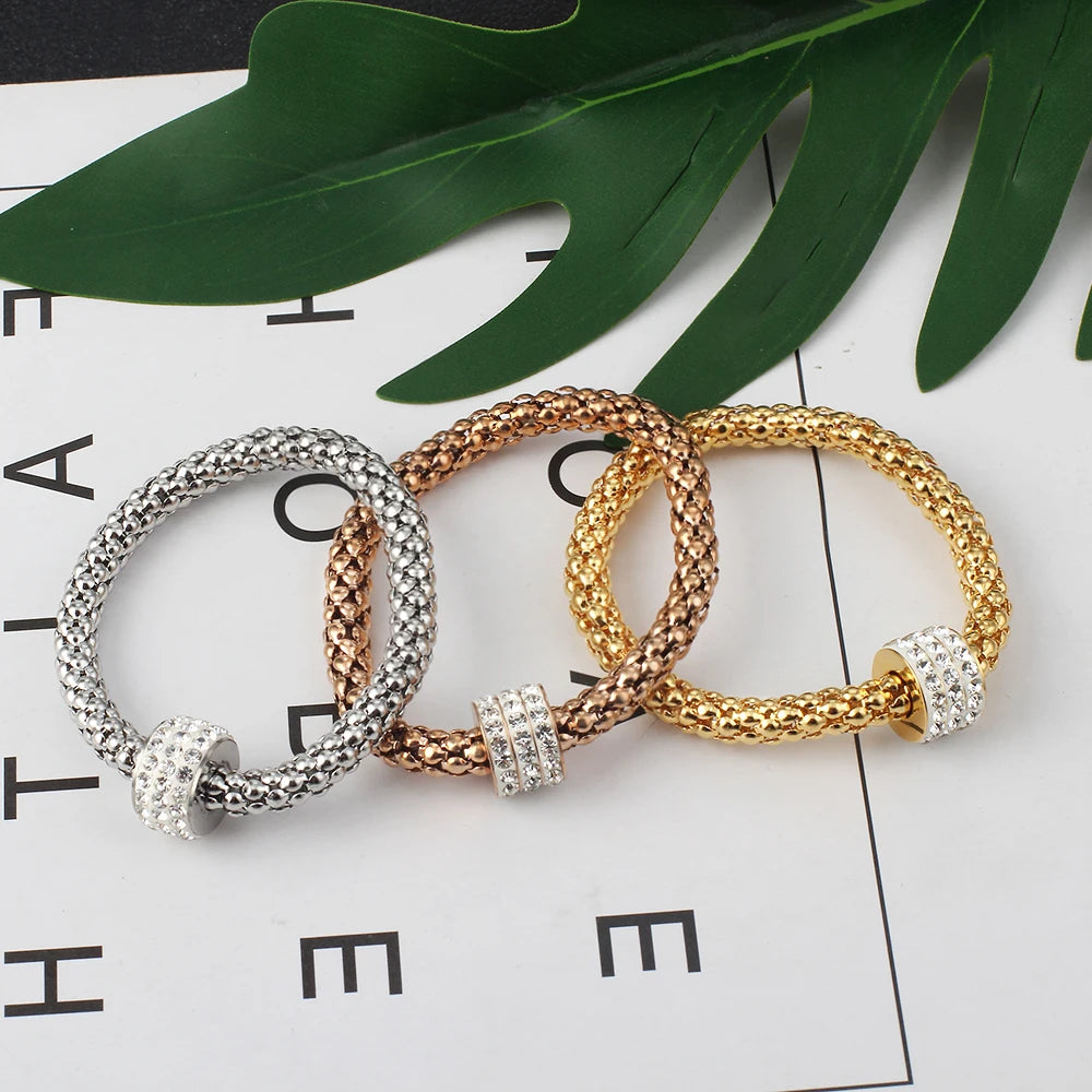European/American Women's Elastic Bracelet Set